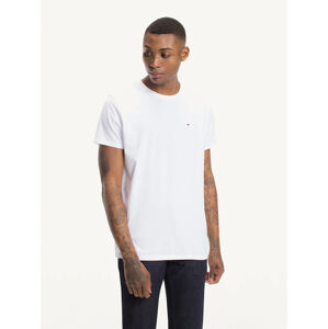 Tommy Jeans pánské bílé tričko - M (100)